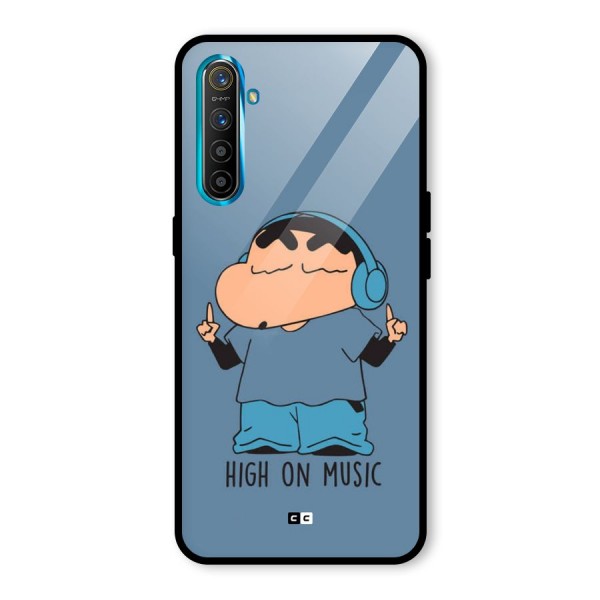 High On Music Glass Back Case for Realme X2