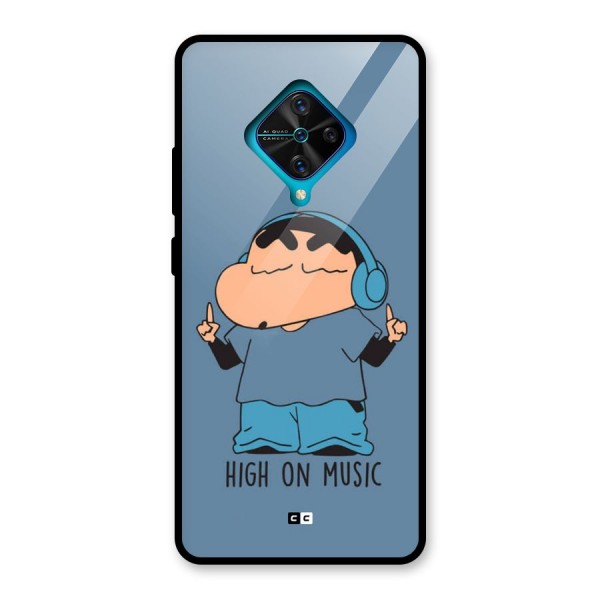 High On Music Glass Back Case for Vivo S1 Pro