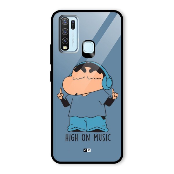 High On Music Glass Back Case for Vivo Y50