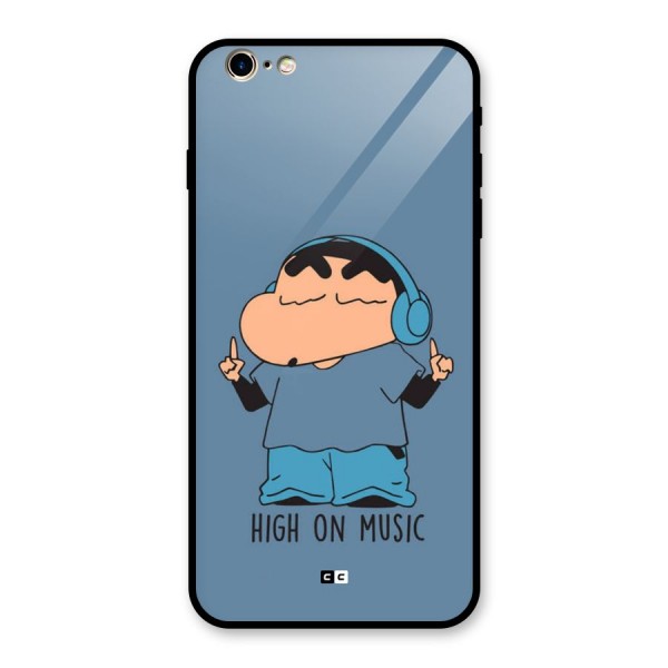 High On Music Glass Back Case for iPhone 6 Plus 6S Plus