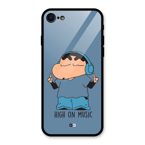 High On Music Glass Back Case for iPhone 7
