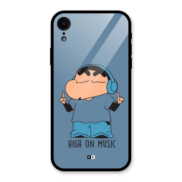 High On Music Glass Back Case for iPhone XR