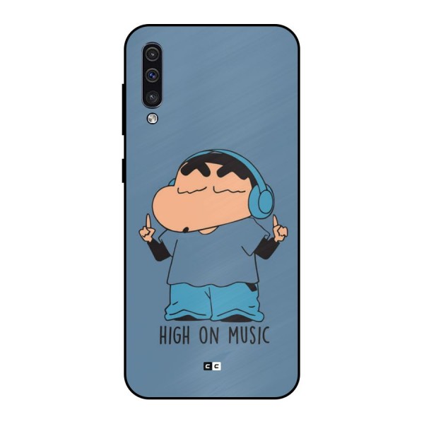 High On Music Metal Back Case for Galaxy A30s