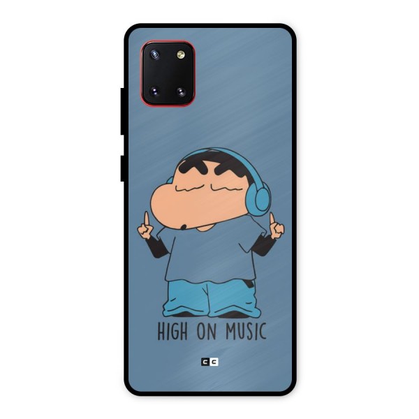 High On Music Metal Back Case for Galaxy Note 10 Lite