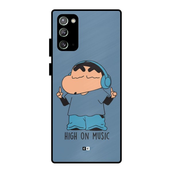 High On Music Metal Back Case for Galaxy Note 20