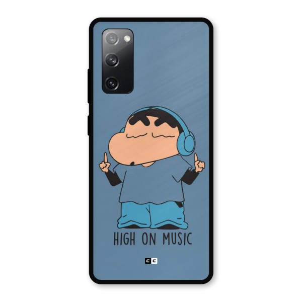 High On Music Metal Back Case for Galaxy S20 FE 5G