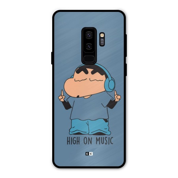 High On Music Metal Back Case for Galaxy S9 Plus