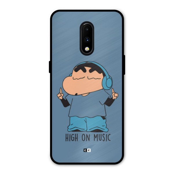 High On Music Metal Back Case for OnePlus 7