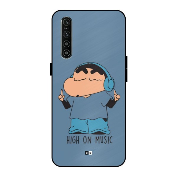 High On Music Metal Back Case for Realme XT