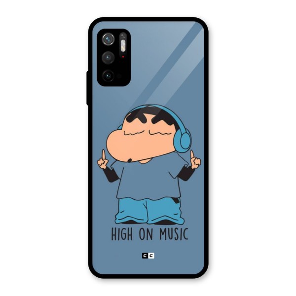 High On Music Metal Back Case for Redmi Note 10T 5G