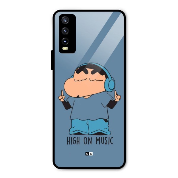 High On Music Metal Back Case for Vivo Y20i
