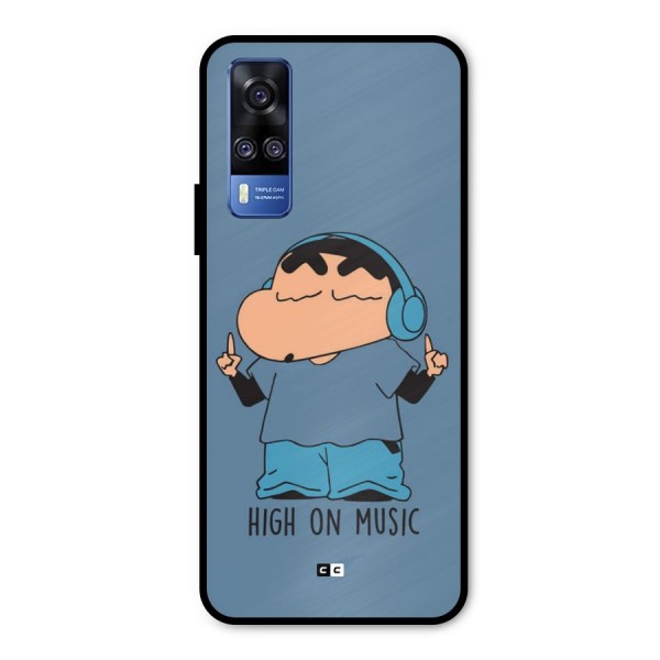 High On Music Metal Back Case for Vivo Y51A