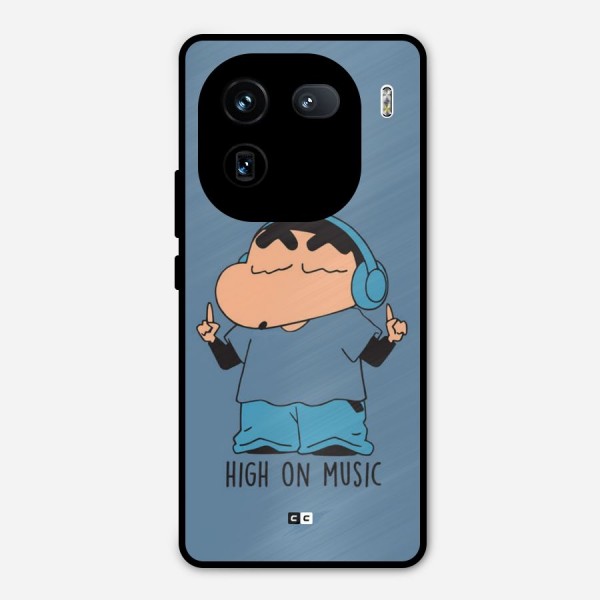 High On Music Metal Back Case for iQOO 12