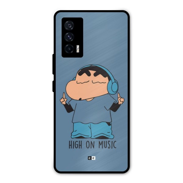 High On Music Metal Back Case for iQOO 7 5G