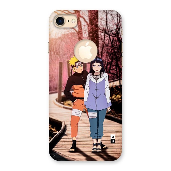 Hinata Annoyed Back Case for iPhone 7 Logo Cut