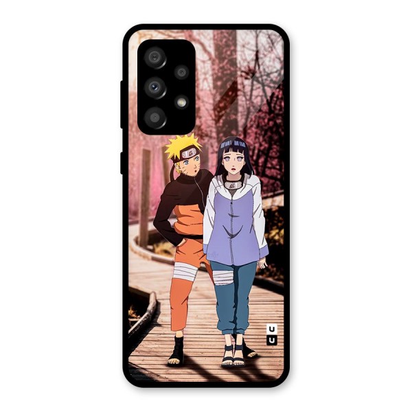 Hinata Annoyed Glass Back Case for Galaxy A32