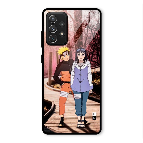 Hinata Annoyed Glass Back Case for Galaxy A72