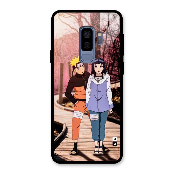Hinata Annoyed Glass Back Case for Galaxy S9 Plus