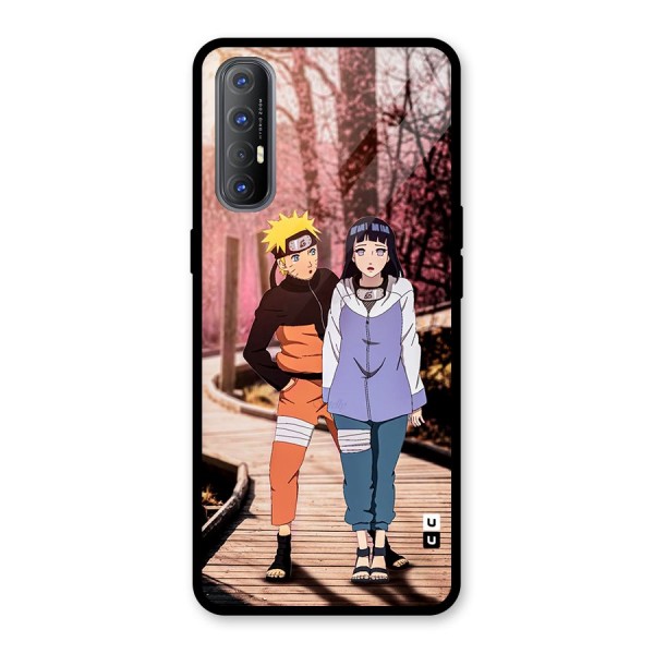 Hinata Annoyed Glass Back Case for Oppo Reno3 Pro