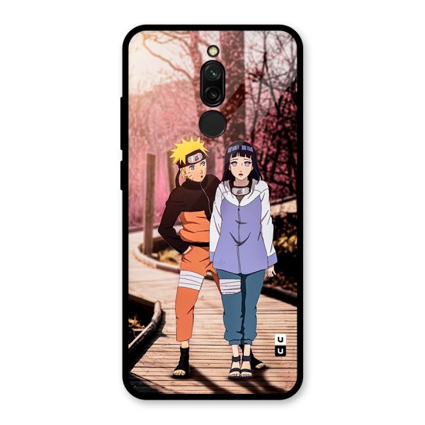 Hinata Annoyed Glass Back Case for Redmi 8