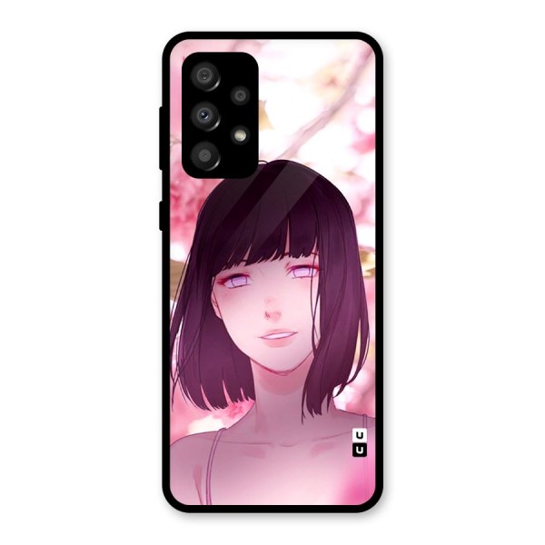 Hinata Floral Glass Back Case for Galaxy A32