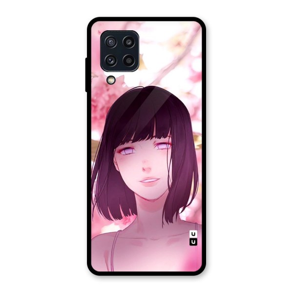 Hinata Floral Glass Back Case for Galaxy M32