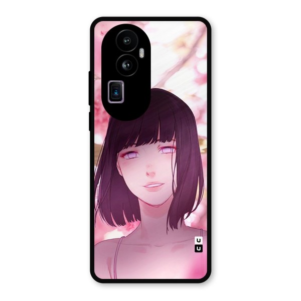 Hinata Floral Metal Back Case for Oppo Reno10 Pro Plus
