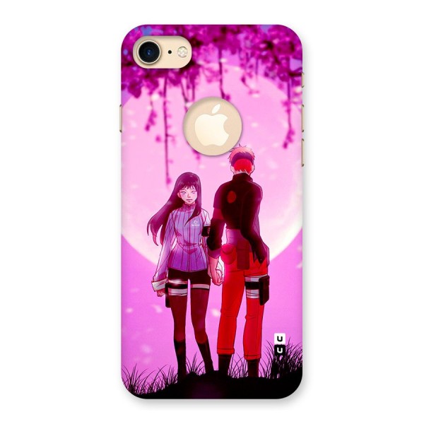 Hinata Holding Hand Back Case for iPhone 7 Logo Cut