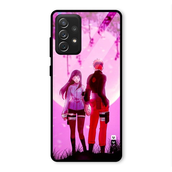 Hinata Holding Hand Glass Back Case for Galaxy A72
