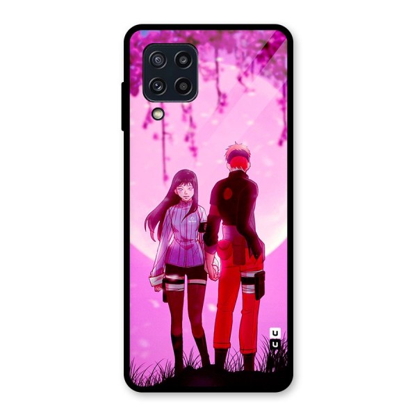 Hinata Holding Hand Glass Back Case for Galaxy M32