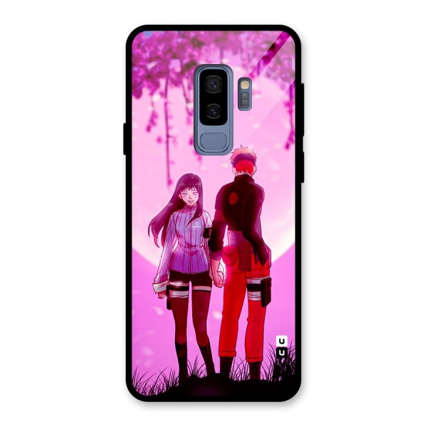Hinata Holding Hand Glass Back Case for Galaxy S9 Plus