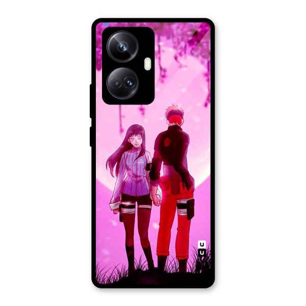 Hinata Holding Hand Glass Back Case for Realme 10 Pro Plus