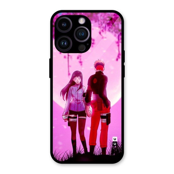 Hinata Holding Hand Glass Back Case for iPhone 14 Pro Max