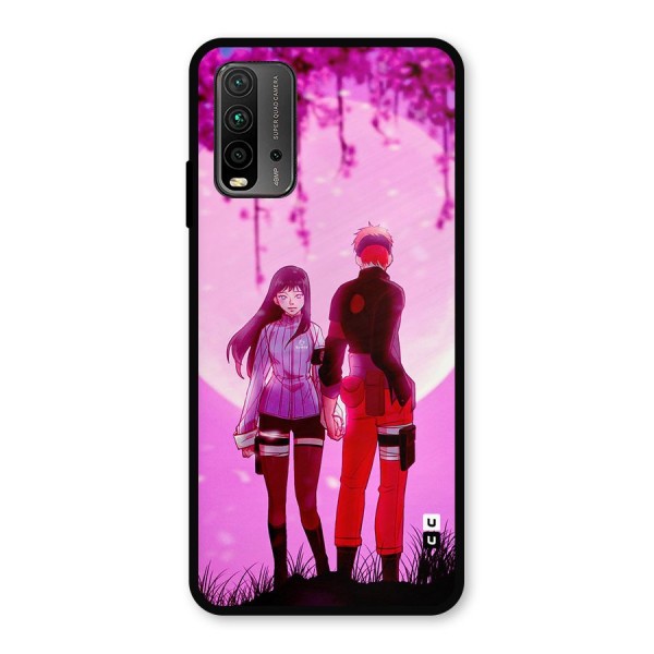 Hinata Holding Hand Metal Back Case for Redmi 9 Power