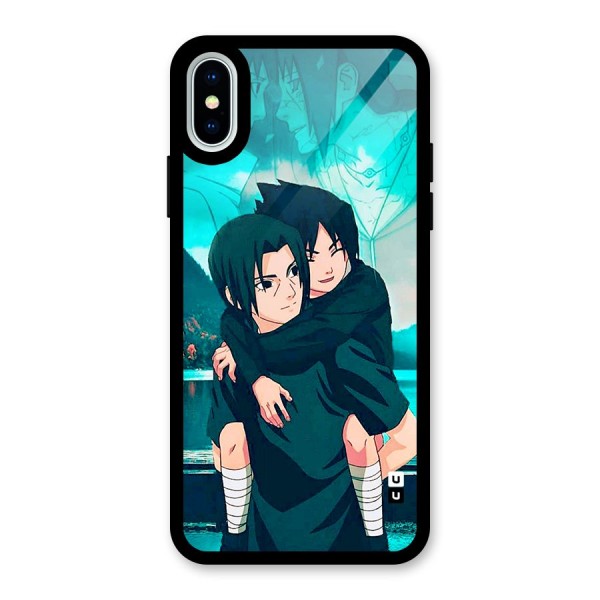Hinata Hop Glass Back Case for iPhone X