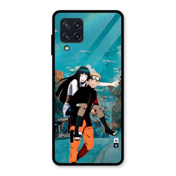 Hinata Hop Rain Glass Back Case for Galaxy M32