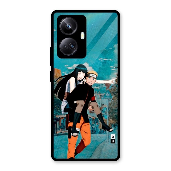 Hinata Hop Rain Glass Back Case for Realme 10 Pro Plus