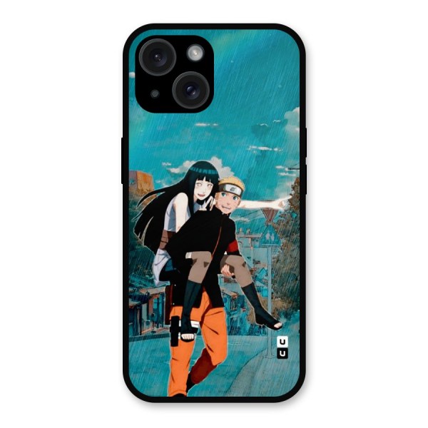 Hinata Hop Rain Metal Back Case for iPhone 15