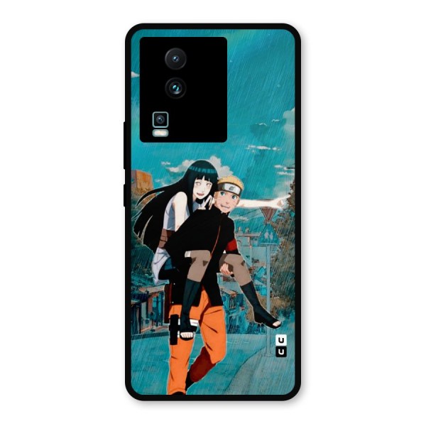 Hinata Hop Rain Metal Back Case for iQOO Neo 7