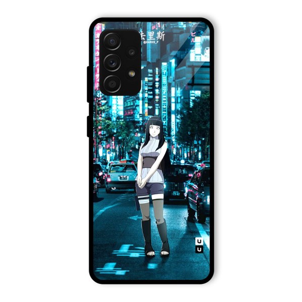 Hinata On Streets Glass Back Case for Galaxy A53 5G