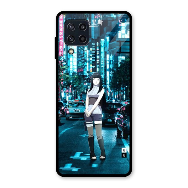Hinata On Streets Glass Back Case for Galaxy M32