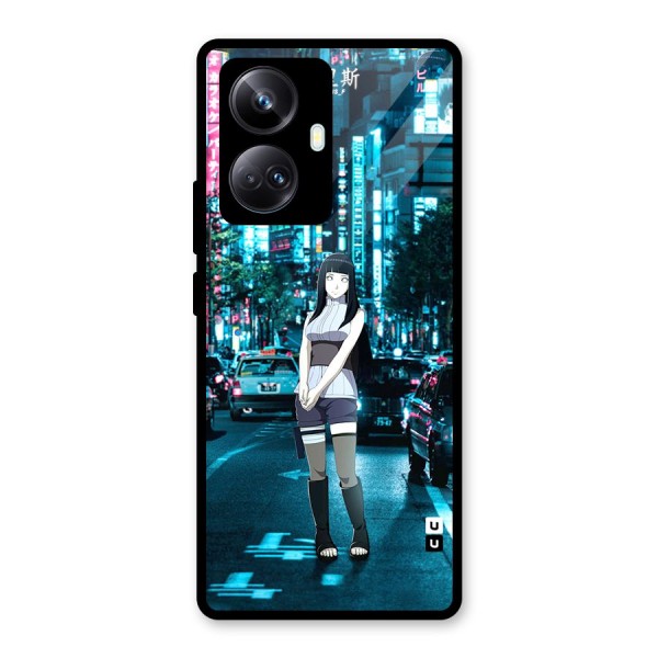 Hinata On Streets Glass Back Case for Realme 10 Pro Plus