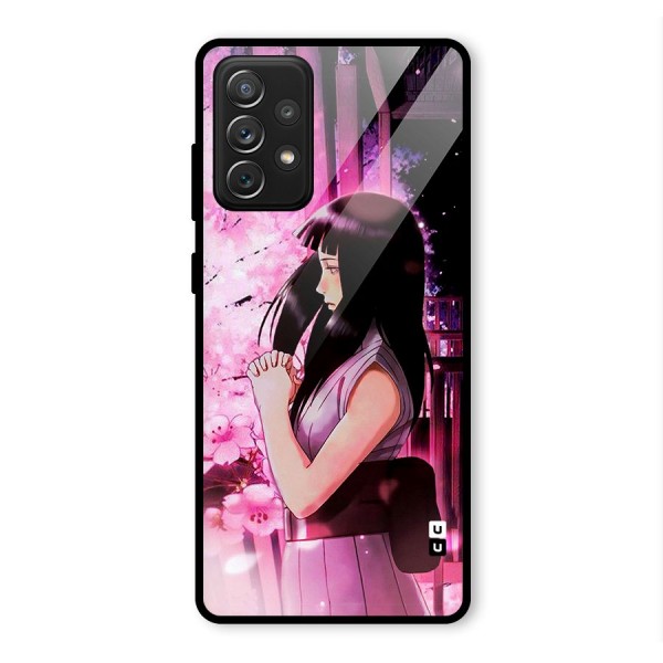 Hinata Preys Glass Back Case for Galaxy A72