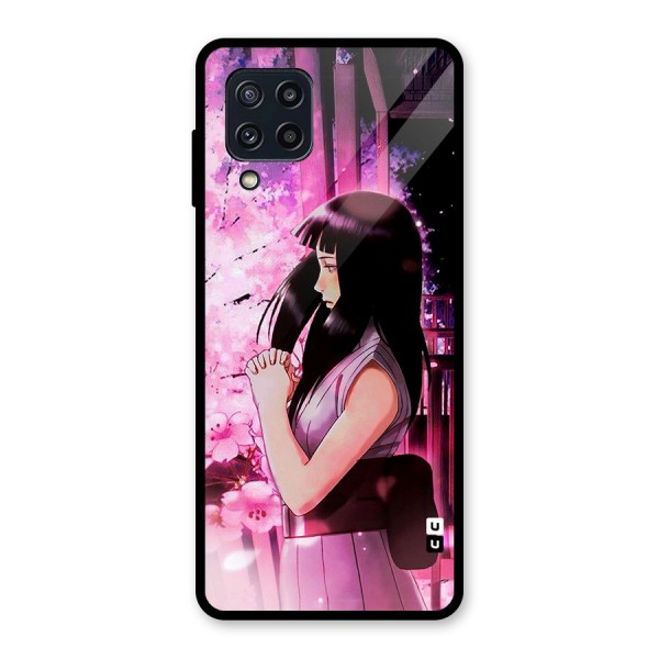 Hinata Preys Glass Back Case for Galaxy M32