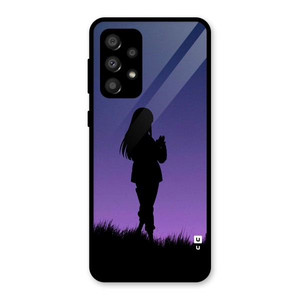 Hinata Shadow Glass Back Case for Galaxy A32