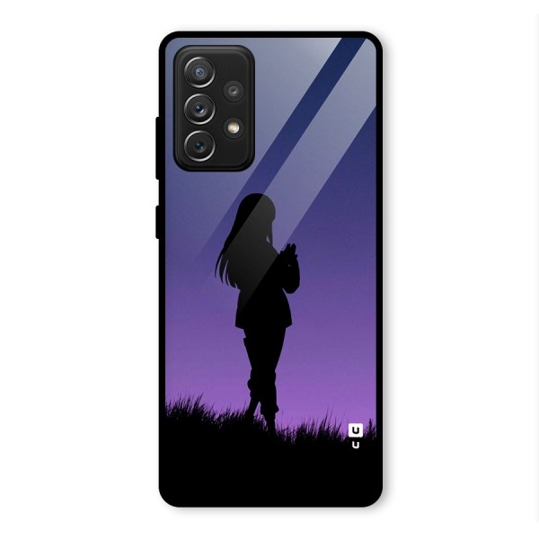 Hinata Shadow Glass Back Case for Galaxy A72