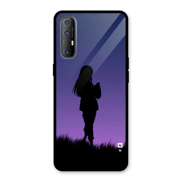 Hinata Shadow Glass Back Case for Oppo Reno3 Pro