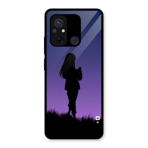 Hinata Shadow Glass Back Case for Redmi 12C