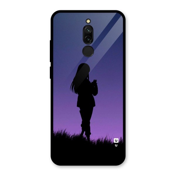 Hinata Shadow Glass Back Case for Redmi 8
