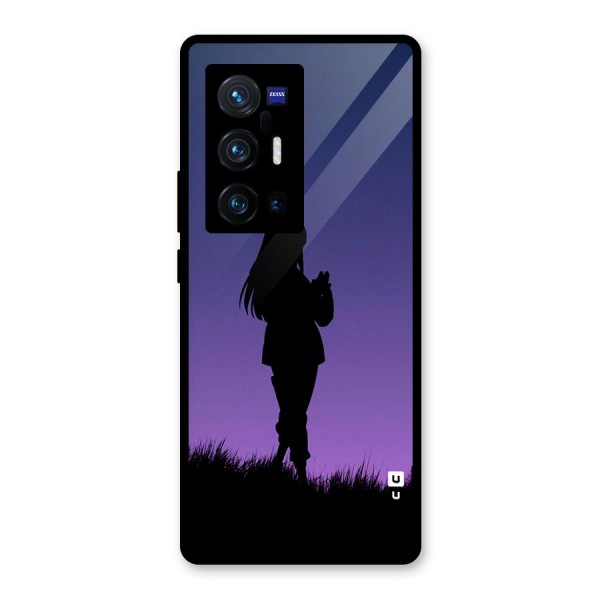 Hinata Shadow Glass Back Case for Vivo X70 Pro Plus